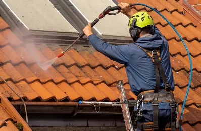 Démoussage et hydrofuge de toiture au Mémont